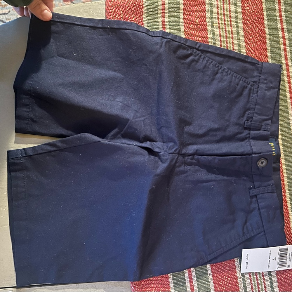 NWT-Boys size 7 polo chino shorts